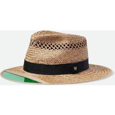 Hatter Brixton Hunter Straw Fedora Tan, XL