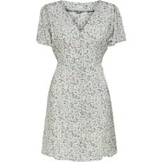 Only Evida Short Sleeve Dress - Grey Mist