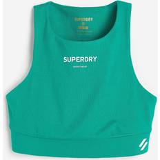 Superdry Damen Unterwäsche Superdry Code Core Sport Bra Top Beverly Green, Sport-BHs in Größe