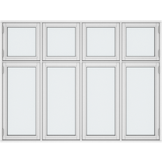 Klarvinduer DB4-8_151 Aluminium, Træ Sidehængt vindue Vindue med 2-lags glas 157x105cm