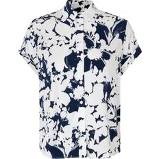 Samsøe majan shirt Samsøe Samsøe Majan Shirt Blouse - White/Dark Blue