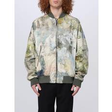 Balmain Women Outerwear Balmain Sky print reversible bomber jacket multicolore