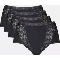 Sloggi Chic Maxi Lace Briefs - Black
