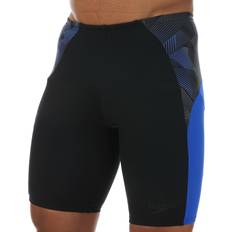 Organic Swimwear Speedo Men's Eco Endurance Slice Jammer Black/Blue