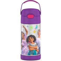 Funtainer Water Bottle with Straw 12 Ounce
