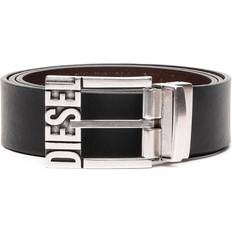Diesel Herre Bælter Diesel Logo Rev B-Shift II Belt - Black/Dark Brown