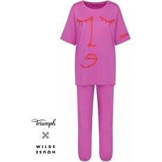 Dam - Rosa Pyjamasar Triumph Shortsleeve Pyjamas Pink