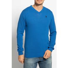 U.S. Polo Assn. Bekleidung U.S. Polo Assn. Strick Herren Baumwolle blau