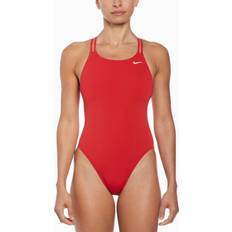 Nike Dame Badedrakter Nike W Spiderback One Piece - Rød