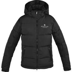 Kingsland Classic Unisex Down Jacket with Hood - Dark Blue