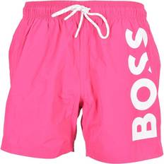 HUGO BOSS Octopus Swim Shorts, Pink/white