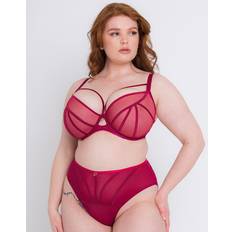 Scantilly Senses Plunge Bra Cherry