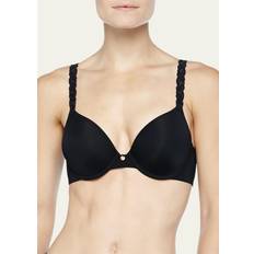 Natori Pure Luxe Plunge T-Shirt Bra Rose Beige