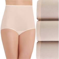 Vanity Vanity Fair Perfectly Yours Ravissant Tailored Nylon Brief 3-pack - Fawn
