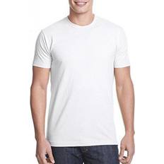 Next Level Men T-shirts Next Level Men's Premium Fitted Short-Sleeve Crew 3600-White-L