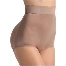 Women Girdles Rago Plus Women's High Waist Padded Panty in Mocha Size XL