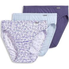 Jockey underwear women Jockey Women's Underwear Elance French Cut Pack, Midnight Iris/Bouquet Bloom/Frothy Blue