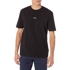 HUGO BOSS Relaxed-Fit Logo Print T-shirt - Black