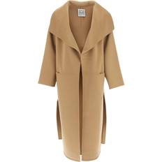 Toteme Ull-Kashmirblandning Shawl Coat - Brown