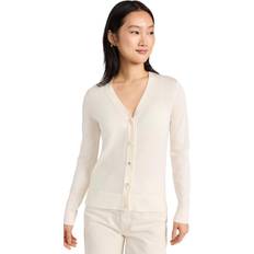 Silk Cardigans Tory Burch Simone Maglioni - Bianco