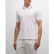 Moncler Navy Embossed Polo