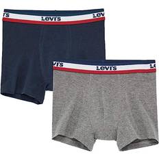 L Intimo Levi's Kid's Boxers Briefs 2-pack - Grey Heather/Grey