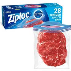 Handwash Plastic Bags & Foil Ziploc Grip 'n Seal Technology Ziplock Bag 28 1gal