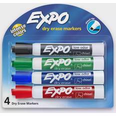 Pencils Expo Dry Erase Markers Chisel Tip 4-pack