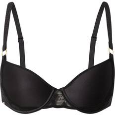 Chantelle Fleurs Half Cup Memory Bra - Black