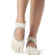 Femme - Yoga Chaussettes ToeSox Full Toe Bellarina Yoga Socks - Oatmeal