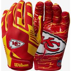 Rød Handsker Wilson NFL Stretch Fit Kansas City Chiefs - Red/Yellow