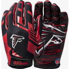 One Size Gloves Wilson NFL Stretch Fit Atlanta Falcons - Black/Red