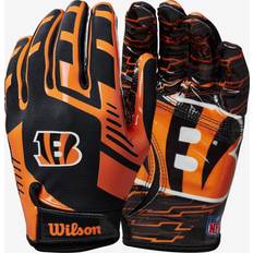 Guantes Wilson NFL Stretch Fit Cincinnati Bengals - Black/Orange