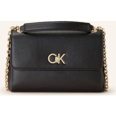 Klaplåg Skuldertasker Calvin Klein Re-Lock Zwarte Crossbody Tas K60K610749BAX