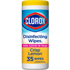 Cleaning Equipment & Cleaning Agents Clorox Disinfecting Bleach Free Crisp Lemon 35 Wipes