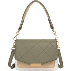 Blanca Multi Compartment Bag - Army/White/Beige