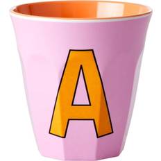 Rosa Tazze Rice Pinkish Colors Melamine Alphabet Cup A A