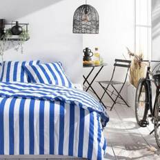 Textiles Today Summer Stripes 240x220 cm - Bleu Housse de couette Bleu (240x220cm)
