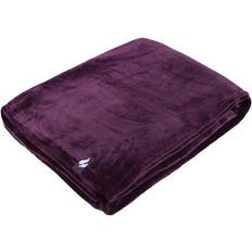 180 cm - 200 cm Textiles Heat Holders Snuggle Up Blankets Purple (200x180cm)