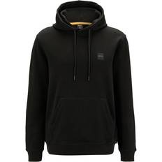 HUGO BOSS Pulls HUGO BOSS Wetalk Hooded Sweatshirt with Logo Patch - Black