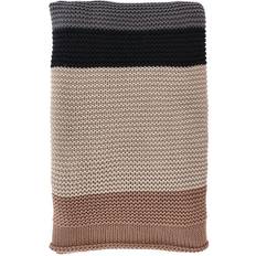 Södahl Bold Knit Filt Brun, Grå (170x130cm)