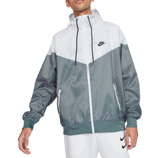 Nike Sportswear Windrunner Hooded Jacket Men - Smoke Grey/White/Black