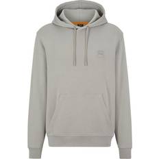 Boss grey sweatshirt HUGO BOSS Wetalk Hooded Sweatshirt with Logo Patch - Medium Grey