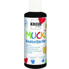 Schwarz Fingerfarben Kreul MUCKI Acrylfarbe schwarz 80,0 ml