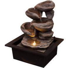 Cascading Stone Bowls Fountain