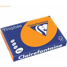 Naranja Papeles de copia Clairefontaine Papel Para Impresora Trophée A3