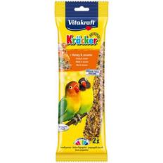 Vitakraft kracker honey & sesame treat sticks food lovebird