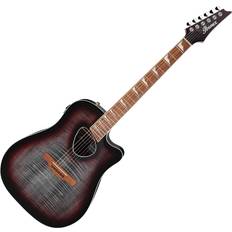 Gris Guitares acoustiques Ibanez ALT30FM-RDB Red Doom Burst Guitare Dreadnought acoustique-électrique