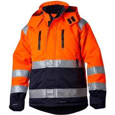 Arbejdstøj & Udstyr Top Swede Hi-Vis Jakke - Orange/Navy