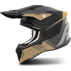 Herr - L Motorcykelhjälmar Airoh Strycker Crosshjälm Blazer Guld Matt